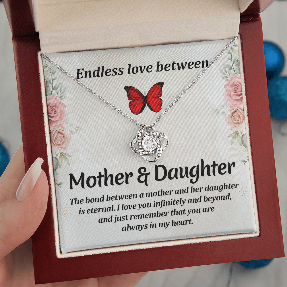 Always in My Heart Necklace – Mom & Daughter Gift Box