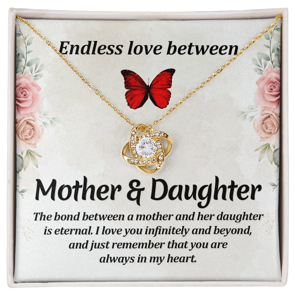 Always in My Heart Necklace – Mom & Daughter Gift Box