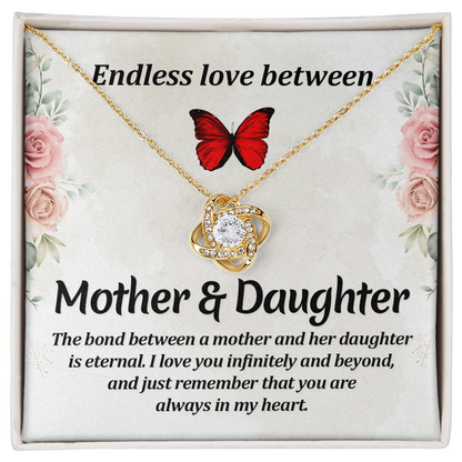 Always in My Heart Necklace – Mom & Daughter Gift Box