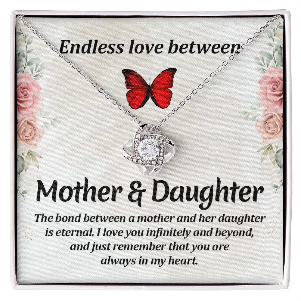 Always in My Heart Necklace – Mom & Daughter Gift Box