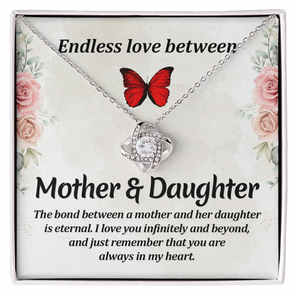 Always in My Heart Necklace – Mom & Daughter Gift Box