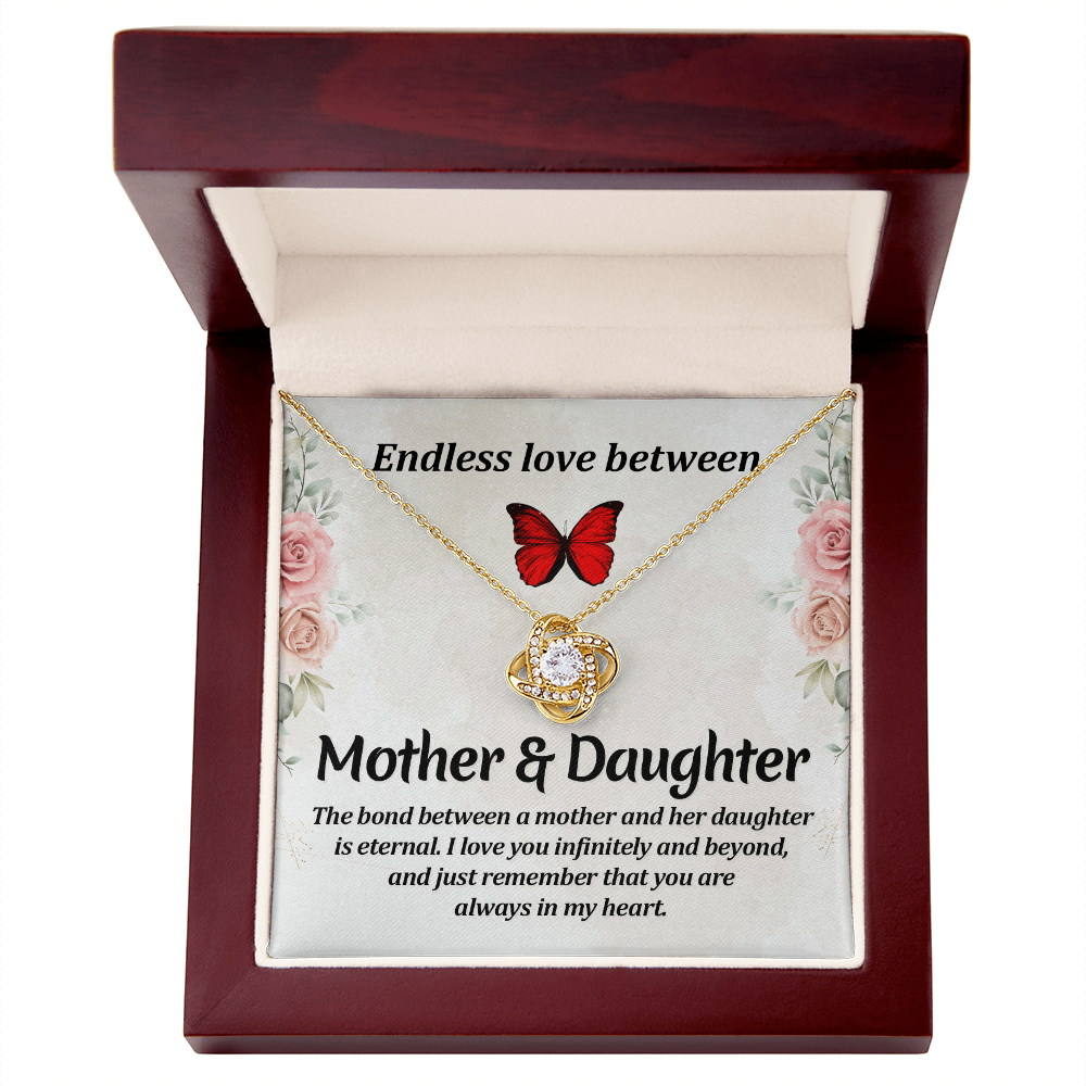 Always in My Heart Necklace – Mom & Daughter Gift Box
