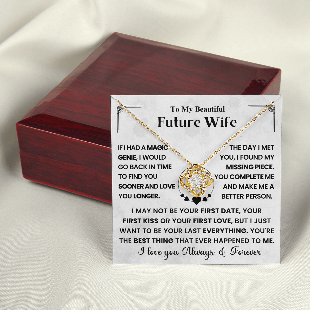 Love Knot Necklace for Future Wife – Always & Forever Gift