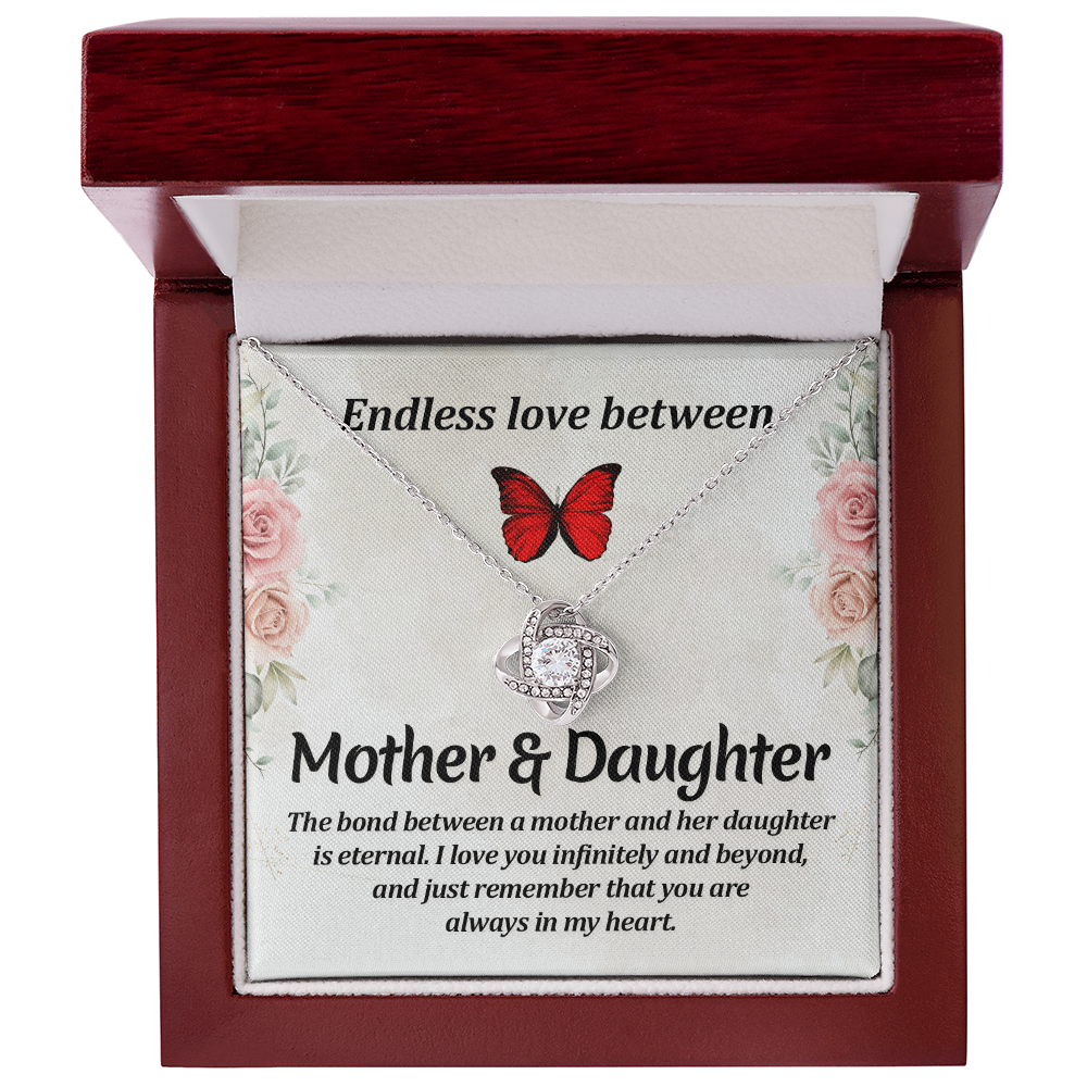 Always in My Heart Necklace – Mom & Daughter Gift Box