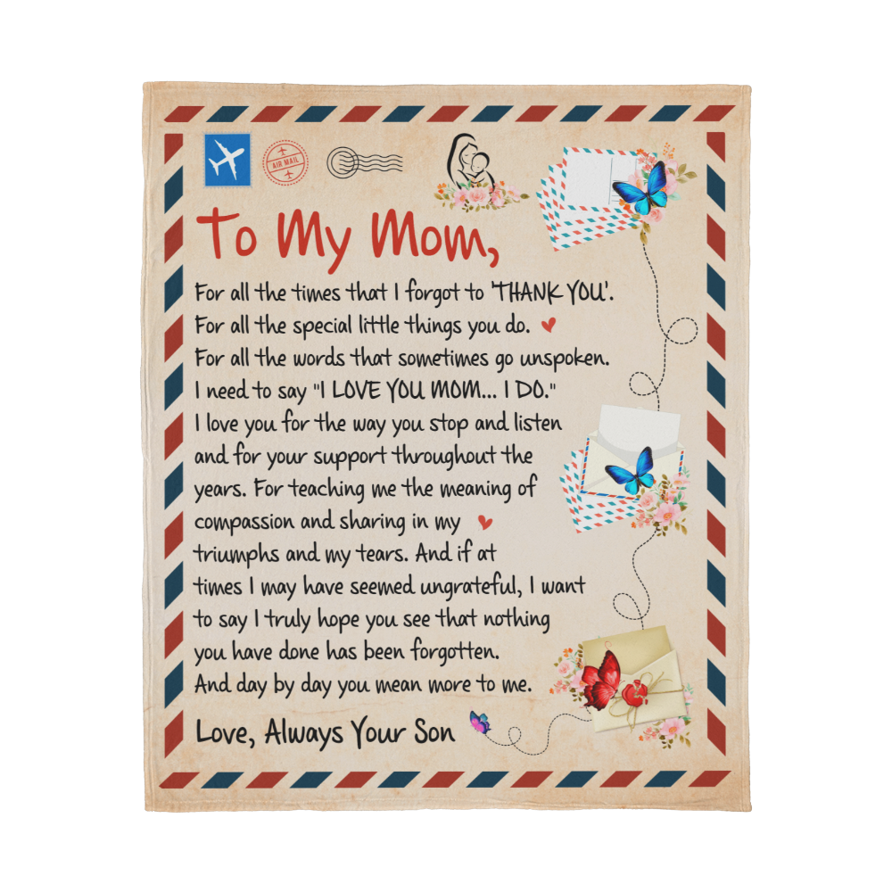 Cozy Jersey Fleece Blanket – Perfect Mother's Day Gift