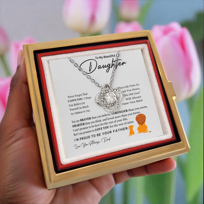 Love Knot with Rotating Rose Gift Box